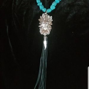 Southwest , Boho, turquoise necklace